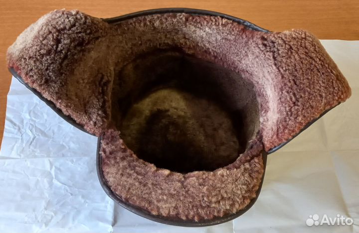 Шапка меховая мужская с козырьком. Размер - 57