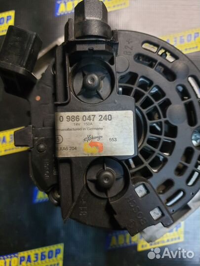 Генератор 150A BMW 1 E81 1 E87 1 E88 3 E46 3 E90