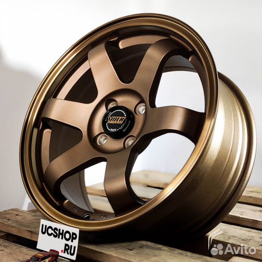 Литые диски Rays TE37SL 16x7 et35 4x100