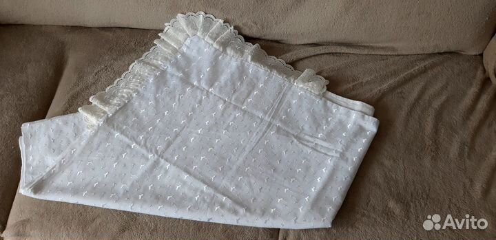 Конверт пододеяльник белый на выписку