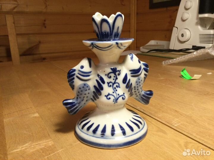 Подсвечник Гжель