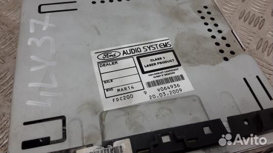 Магнитола ford mondeo 4 (4LV37I401)