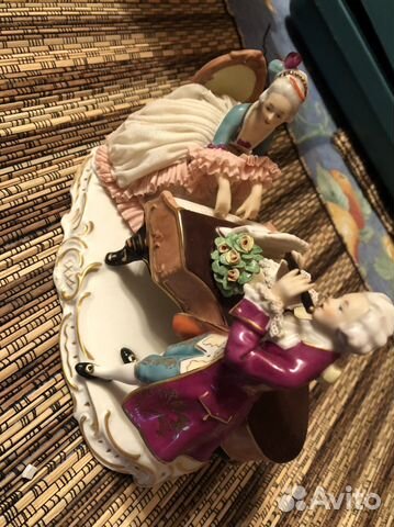 Статуэтка фарфоровая Музыканты композиция