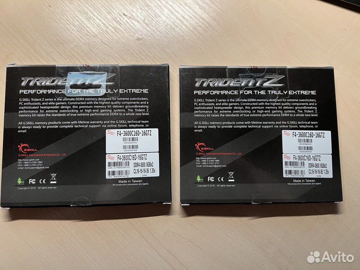 Оперативная память G.skill DDR4 16Gb (2x8Gb)