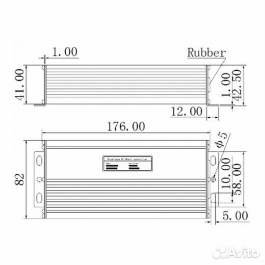 Контроллер электровелосипеда KT 60V 40A (2000W)