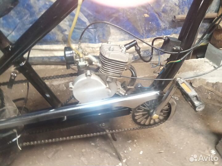 Продам вело чоппер с мотором