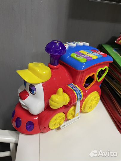 Музыкальный паровозик игрушка