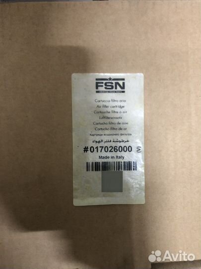 FSN 017026000 фильтр водушный