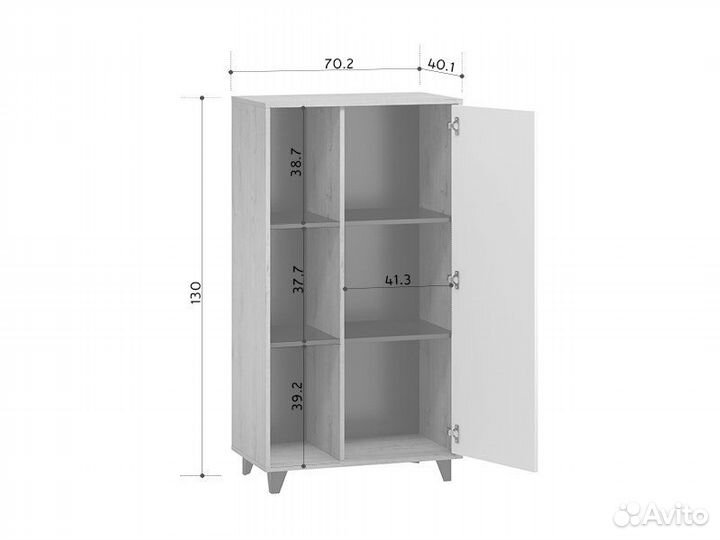 Тумба Окленд-4 Дуб Ирландский