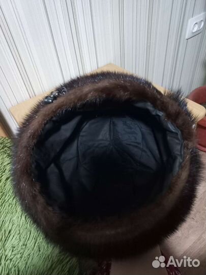 Берет женский норковый