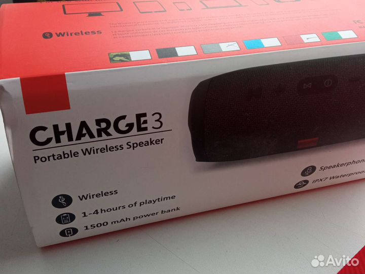 Портативная колонка jbl charge 3