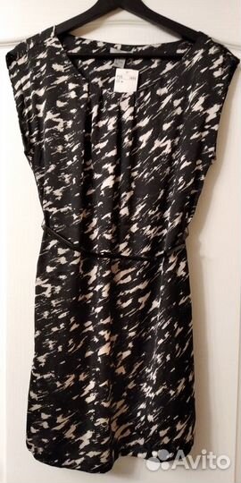 Новое атласное платье H&M