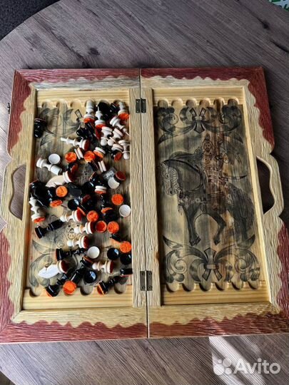 Нарды/шахматы ручной работы (новые)