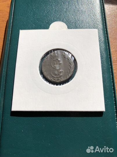Денга 1768 км Сибирская монета Отличные