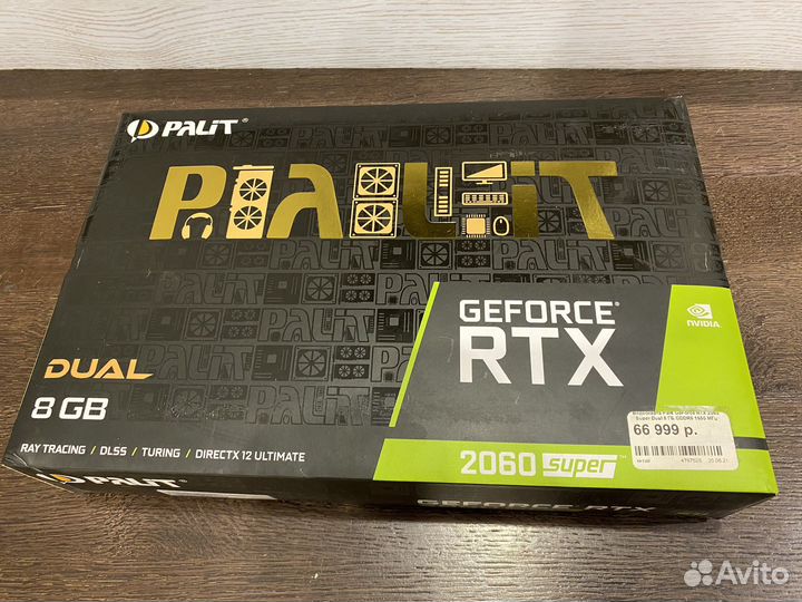 Видеокарта rtx 2060 super dual 8gb Palit