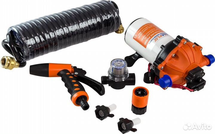 Помывочный комплект для палубы seaflo 18,9 л/м 12В