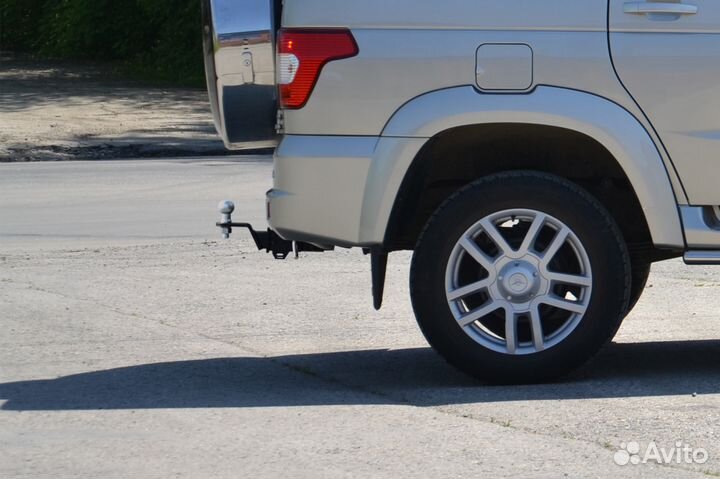 Фаркоп для УАЗ Патриот, съемный квадрат