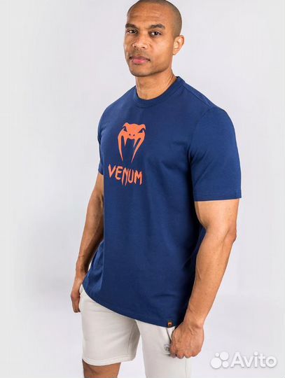 Футболка venum classic - темно-синий