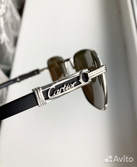 Очки Cartier поляризационные металлические