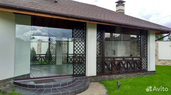 Остекление террас, веранд, беседок