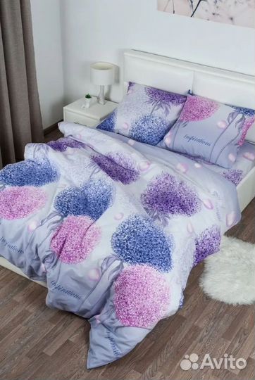 Белье постельное 1.5 сп