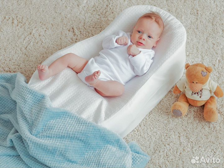Ортопедический кокон для малыша эффект памяти