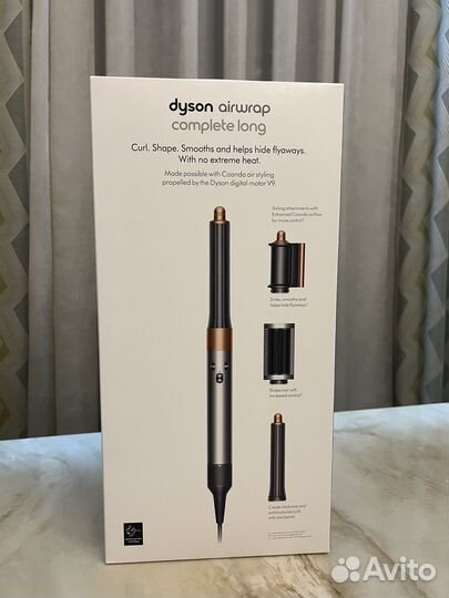 Стайлер Dyson airwrap complete long бронза никель