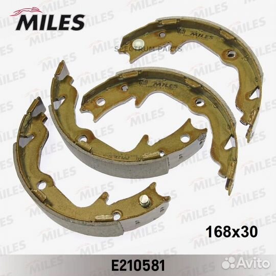 Miles E210581 Колодки стояночного тормоза mitsubis