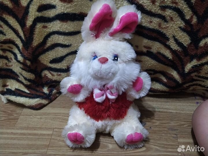 Мягкая игрушка заяц бесплатно бу