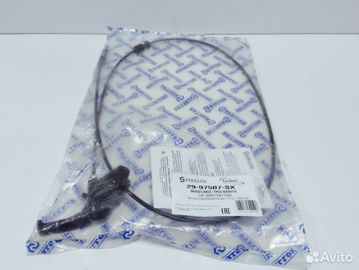 Трос капота Renault Logan/Sandero/Duster Stellox