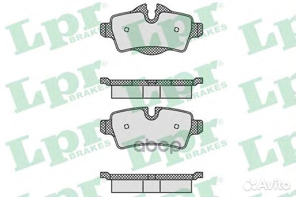 Колодки торм.диск. 05p1481 Lpr