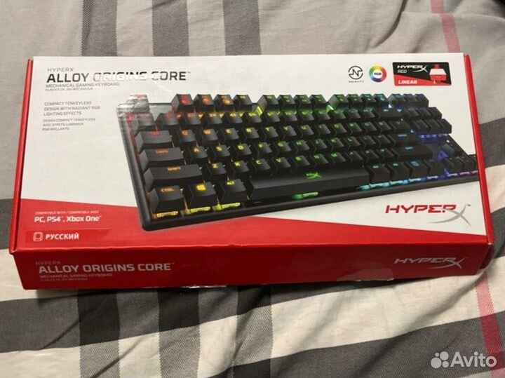 Клавиатура hyperx alloy origins core