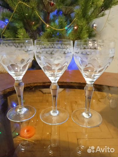 Хрустальные рюмки СССР