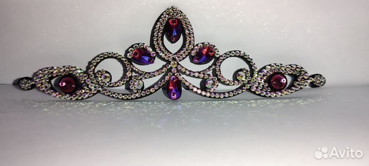 Корона на пучок для художественной гимнастики