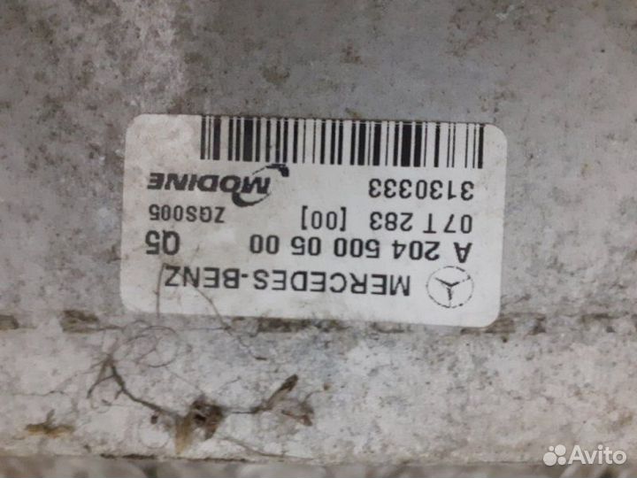 Интеркулер Mercedes-Benz C-Class W204 1.8