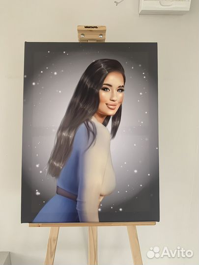 Портрет на холсте по фотографи