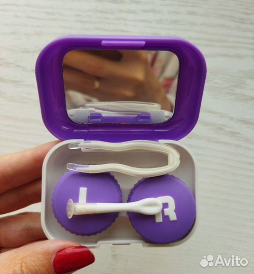 Набор для надевания линз с зеркалом