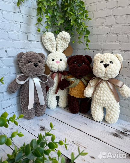 Вязаные игрушки в наличии и на заказ