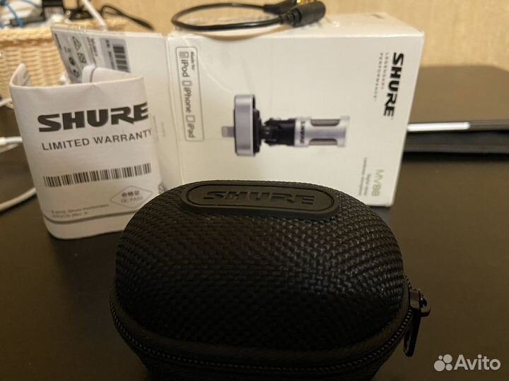 Микрофон проф. Shure MV88 для iPhone/iPad