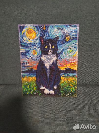 Картина из алмаз. мозаики на тему 