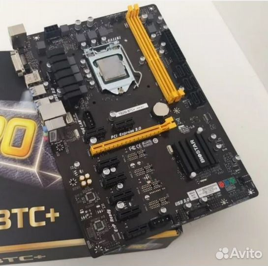 Материнская плата Biostar с процессором, озу и SSD