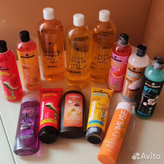 Гели для душа новые