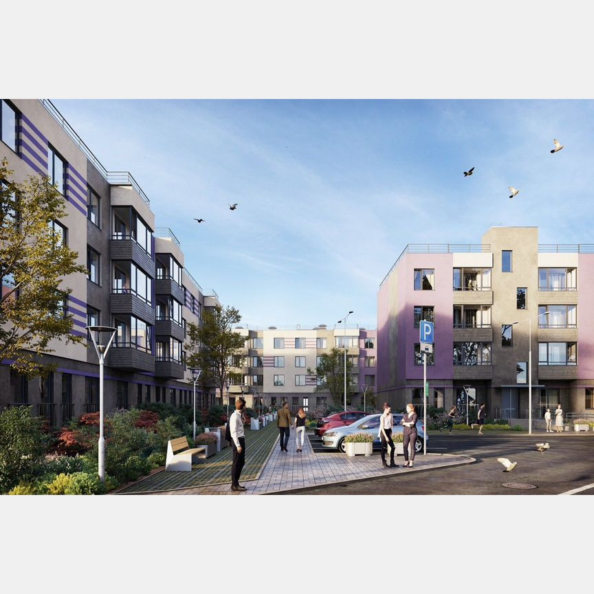 1-к. квартира, 39,5 м², 1/4 эт.