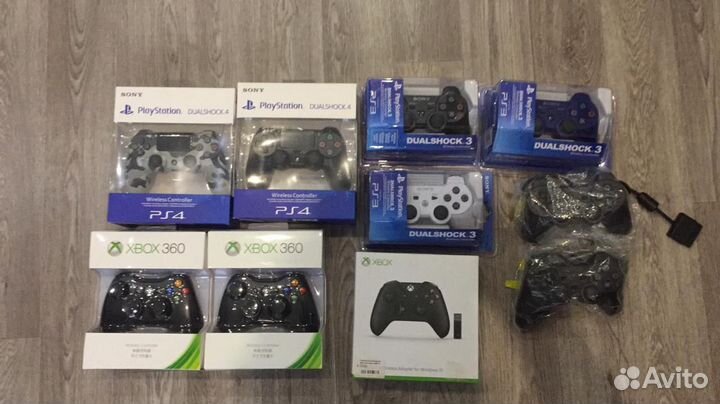 Джойстики Ps2 Ps3 Ps4 Xbox360 One