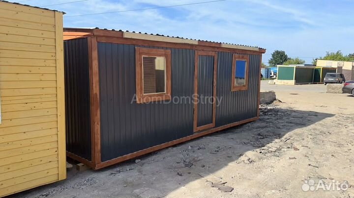 Бытовка деревянная утепленная с электрикой