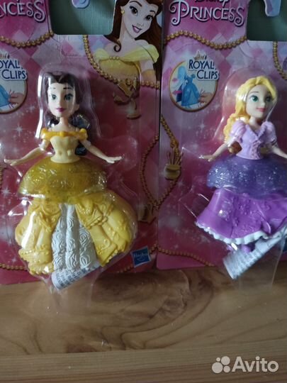 Куклы принцессы дисней мини и игрушки из киндера