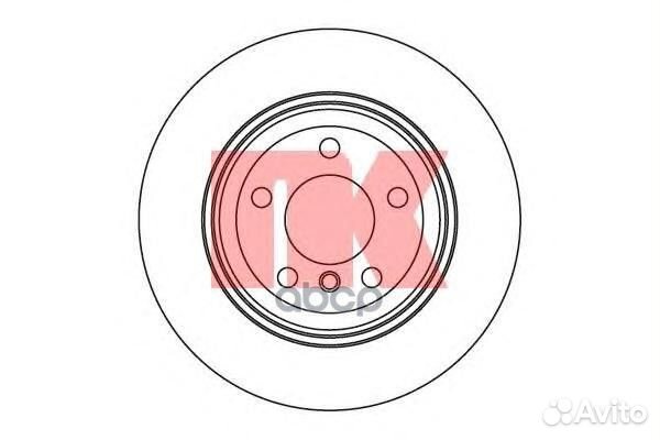 Диск тормозной 311565 Nk