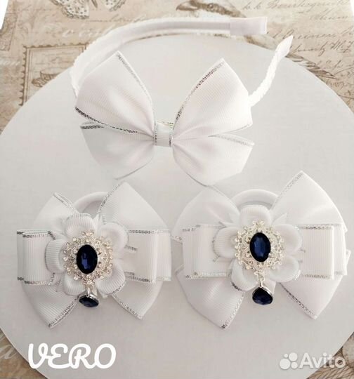 Ободок и резиночки в школу