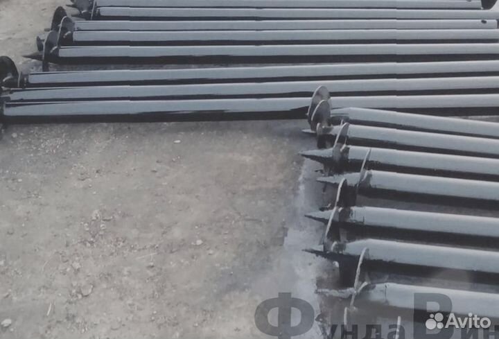 Установка Винтовых сваи