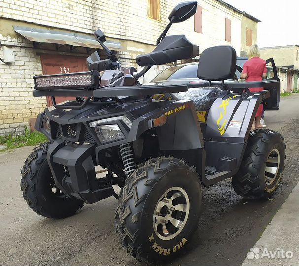 Квадроцикл Motoland Wild Track X 200 черный